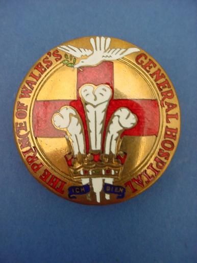 The Prince of Wales's General Hospital Tottenham Nurses Badge