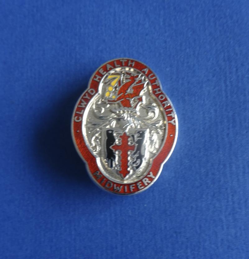 Clwyd Health Authority, Midwifery silver midwives badge
