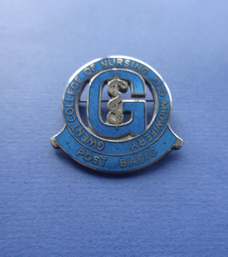 Gwent College of Nursing & Midwifery Newport,Silver Post Basic, Nurses badge