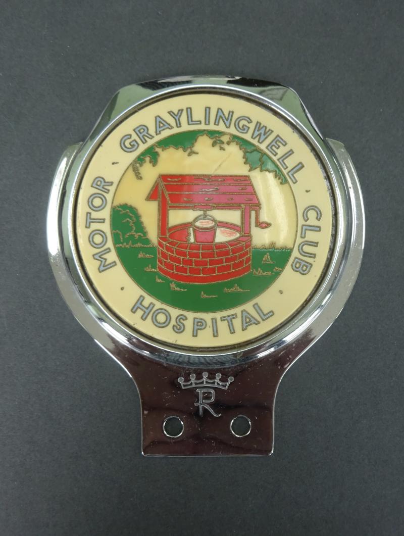 Graylingwell Hospital Motor Club,Car Badge