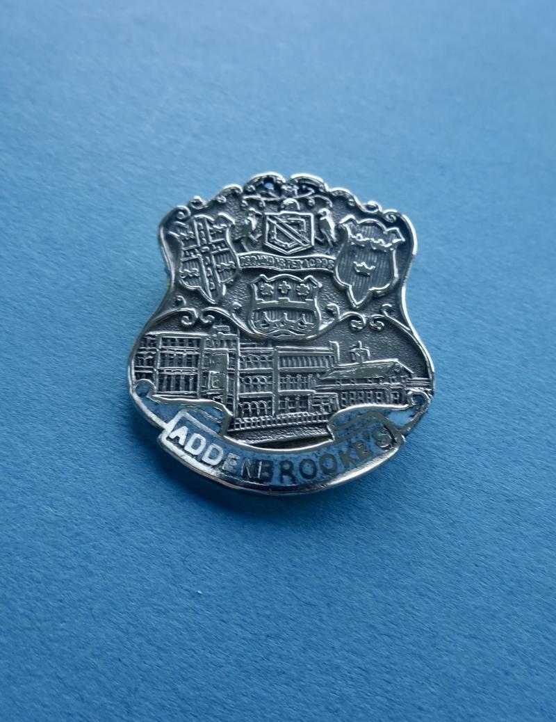 Addenbrookes Hospital Cambridge,silver nurses badge