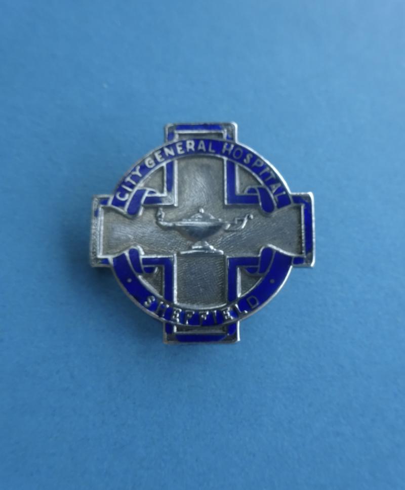 City General Hospital Sheffield , Silver Nurses Badge