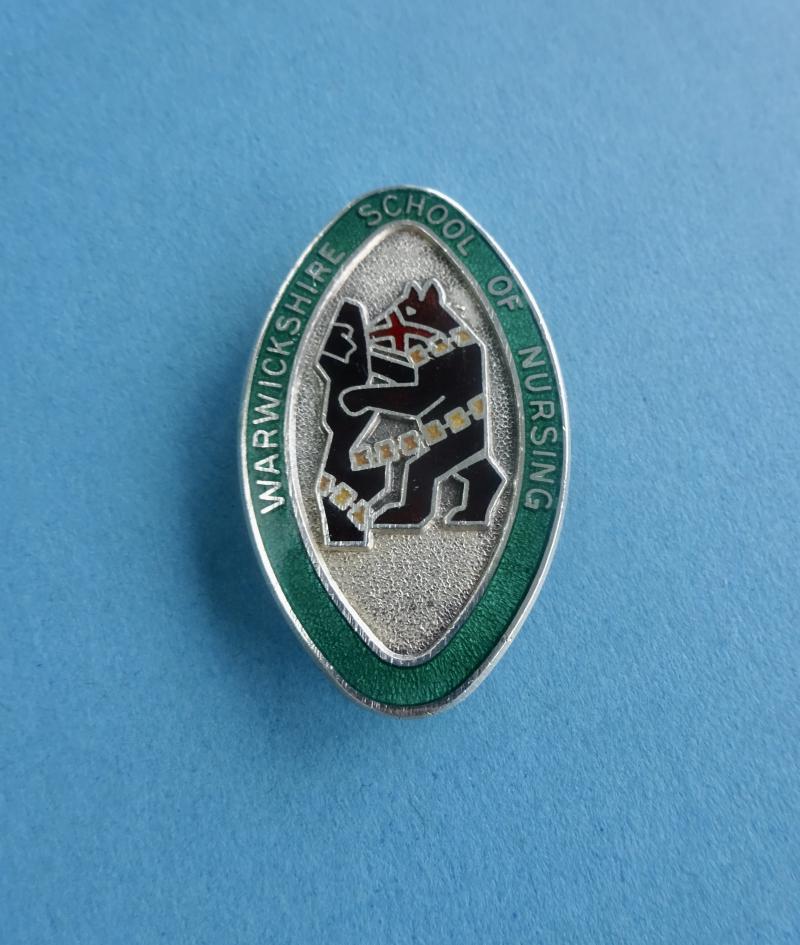 Warwickshire School of Nursing,Silver Enrolled Nurse Training Badge