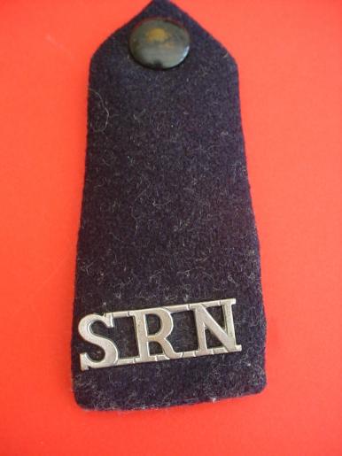 Queens Community Nurse Epaulette and SRN Badge