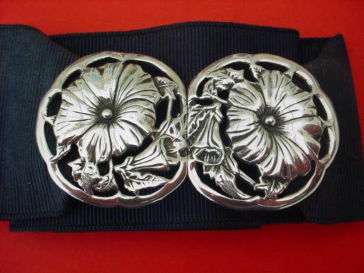 Silver Nurses Belt Buckle and Belt