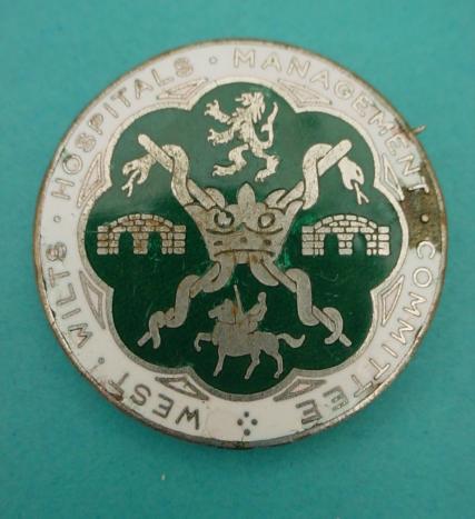 West Wilts Hospital Management Committee Nurses Badge