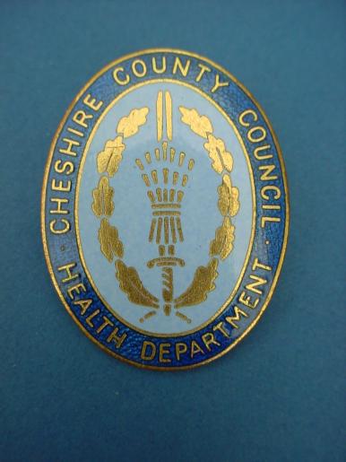 Cheshire County Council Health Department Badge