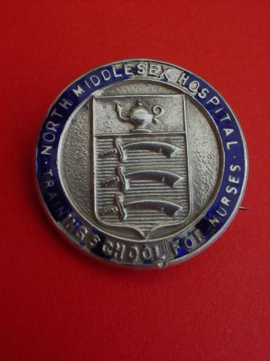 North Middlesex Hospital Training School for Nurses silver badge