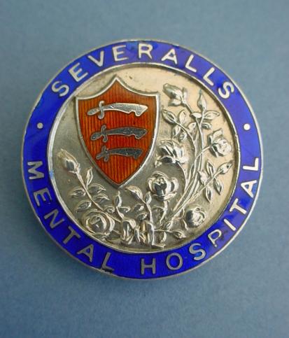 Severalls Mental Hospital Colchester,Silver Nurses badge