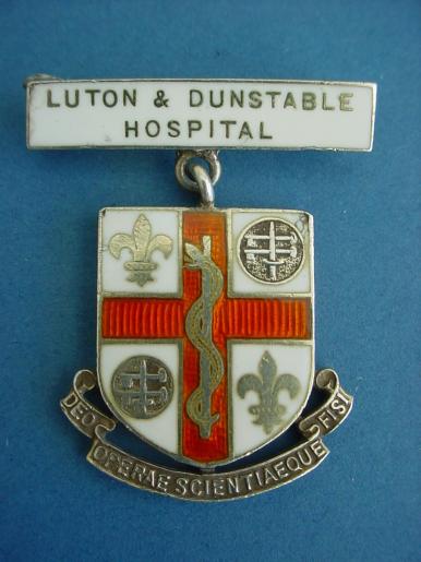 Luton & Dunstable Hospital Silver Nurses Badge