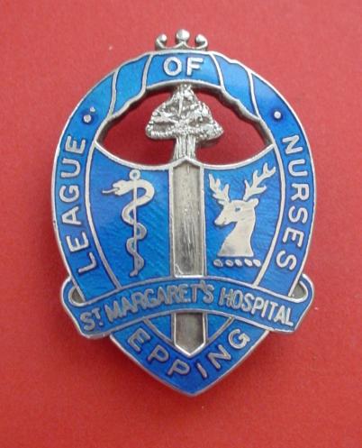 St Margaret's Hospital Epping League of Nurses Silver Badge
