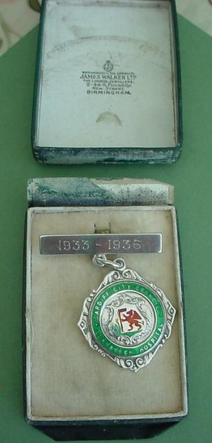 Cardiff City Council Llandough Hospital Silver Nurses Badge