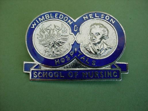 Wimbledon & Nelson Hospitals Nurses Badge