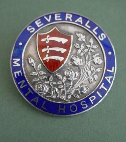 Severalls Mental Hospital Colchester,Silver Nurses badge