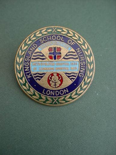 Kingsland School of Nursing Badge London