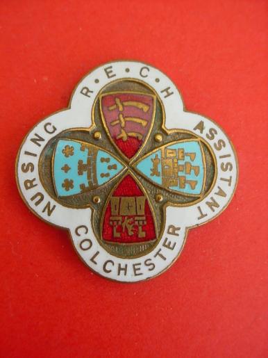 Royal Eastern Counties Hospital Colchester Assistance Nurse Badge