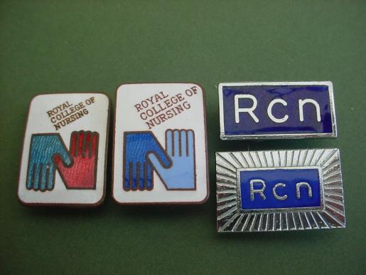 Assorted Royal College of Nursing Members Badges