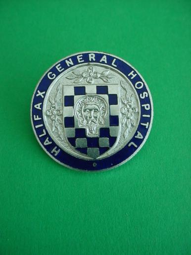 Halifax General Hospital Nurses Badge