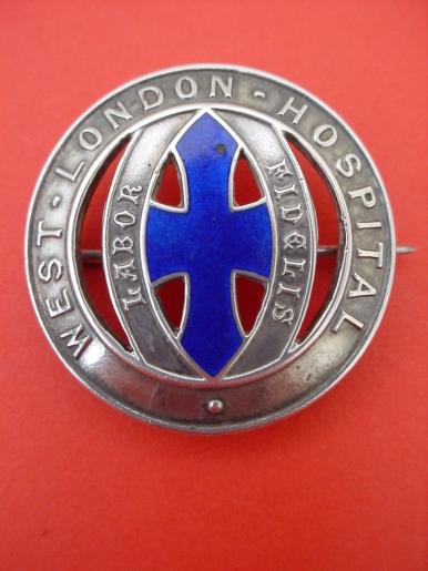 West London Hospital Silver Nurses Badge
