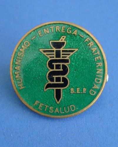 Nicaraguan Health Workers Union Badge Fetsalud