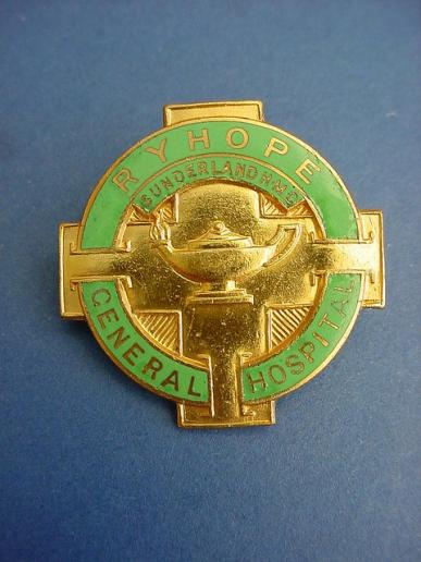 Ryhope General Hospital Nurses Badge