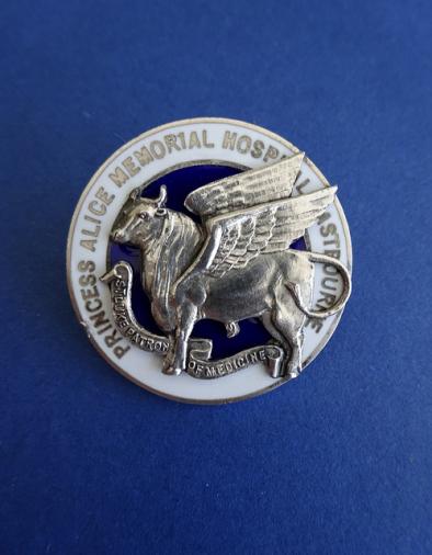 Princess Alice Memorial Hospital Eastbourne,silver nurses Badge