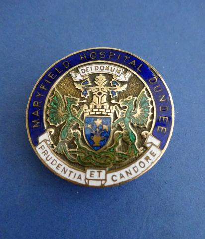 Maryfield Hospital Dundee nurses badge