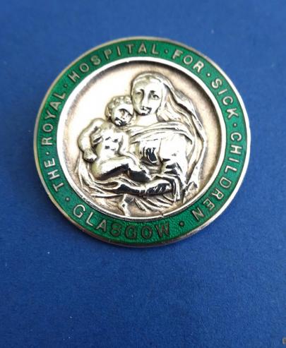 Royal Hospital for Sick Children Glasgow,Silver Nurses badge