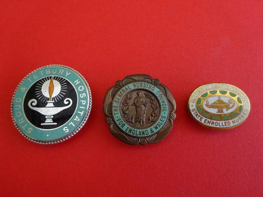 Stroud & Tetbury Hospitals Enrolled Nurse Badge Trio