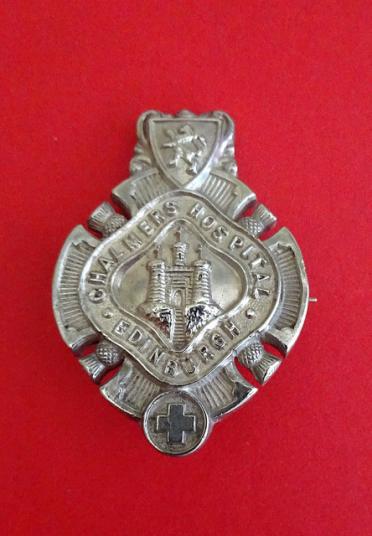 Chalmers Hospital Edinburgh Silver plated nurses Badge