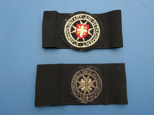 World War One,Voluntary Aid Detatchment Nurse Brassards/Armbands