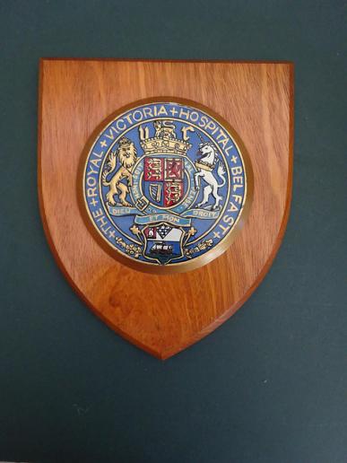 Royal Victoria Hospital Belfast Coat of Arms,Wall Plaque