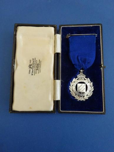 Royal Devon & Exeter Hospital,Cased Silver Nurses Prize medal.