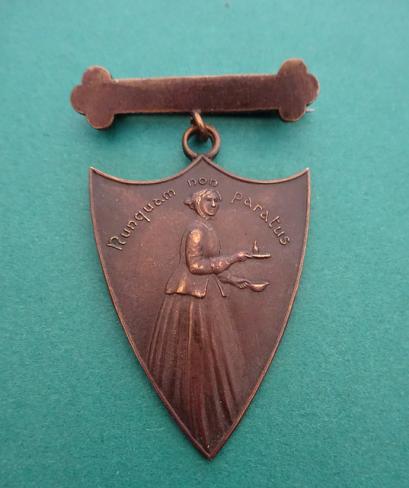 Nunquam Non Paratus, Early Professional Nursing/Midwifery Badge Liverpool Maternity.