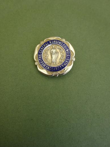 General Nursing Council for England & Wales,Silver Registered Fever Nurse Badge
