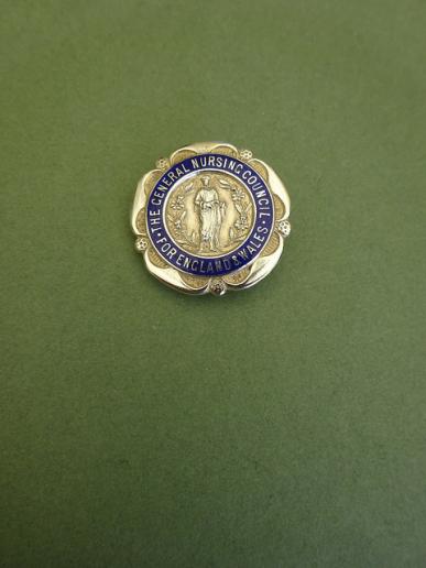 General Nursing Council for England & Wales,Silver Registered Fever Nurse Badge