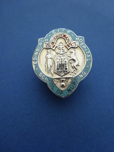 Edinburgh City Hospital School of Nursing,Silver Nurses Badge