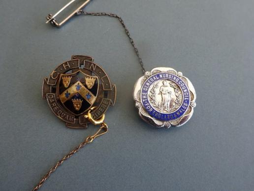 Guy's Hospital Nurses League,GNC Pair nurses Badges