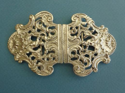 Silver Nurses Belt Buckle,Birmingham 1898