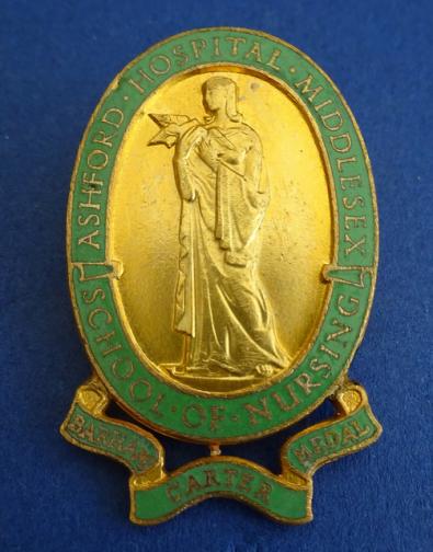 Ashford Hospital Middlesex School of Nursing,Barham Carter Medal