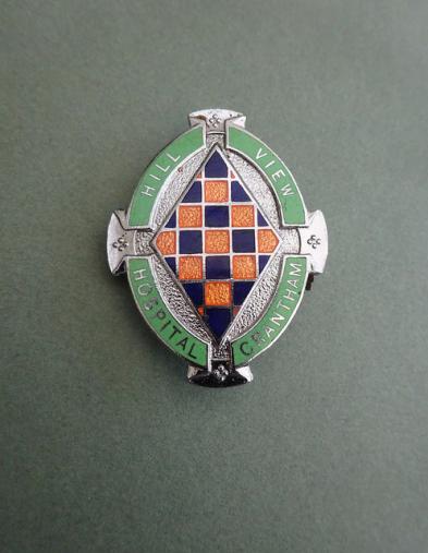 Hill View Hospital,Grantham.Nurses badge.