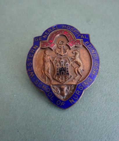 Western General Hospital Edinburgh School of Nursing,Nurses Badge