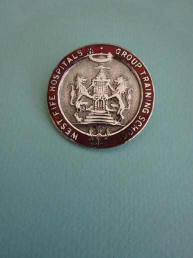 West Fife Hospitals Group Training School/General Nursing Council for Scotland Enrolled Nurse, pair of Silver Badges