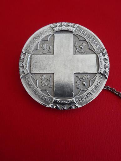 Princess Christian's Army Nursing Service Reserve,Silver Nurses Cape badge