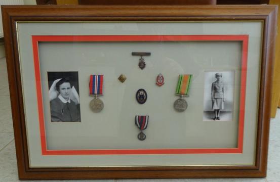 Queen Alexandra's Imperial Military Nursing Service Reserve/Staffordshire Badge and Medal Group