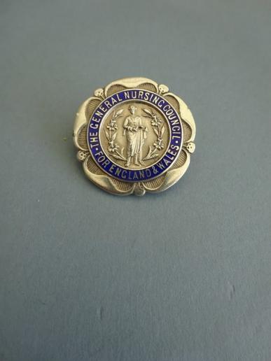 General Nursing Council for England & Wales,Silver SRN Badge
