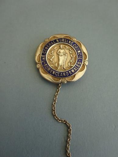 General Nursing Council for England & Wales,Silver SRN Badge