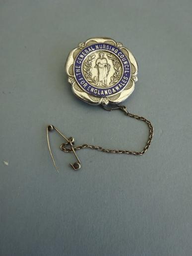 General Nursing Council for England & Wales,Chrome SRN Badge