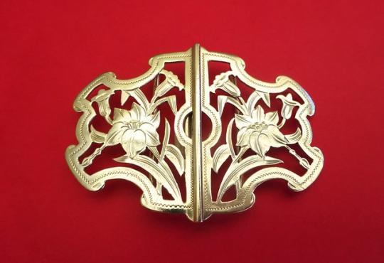 Silver Nurses Belt Buckle,Hallmarked Reynolds & Westwood 1901