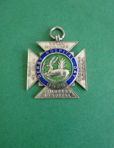 Derby Hospital Day,Silver Fob Medal